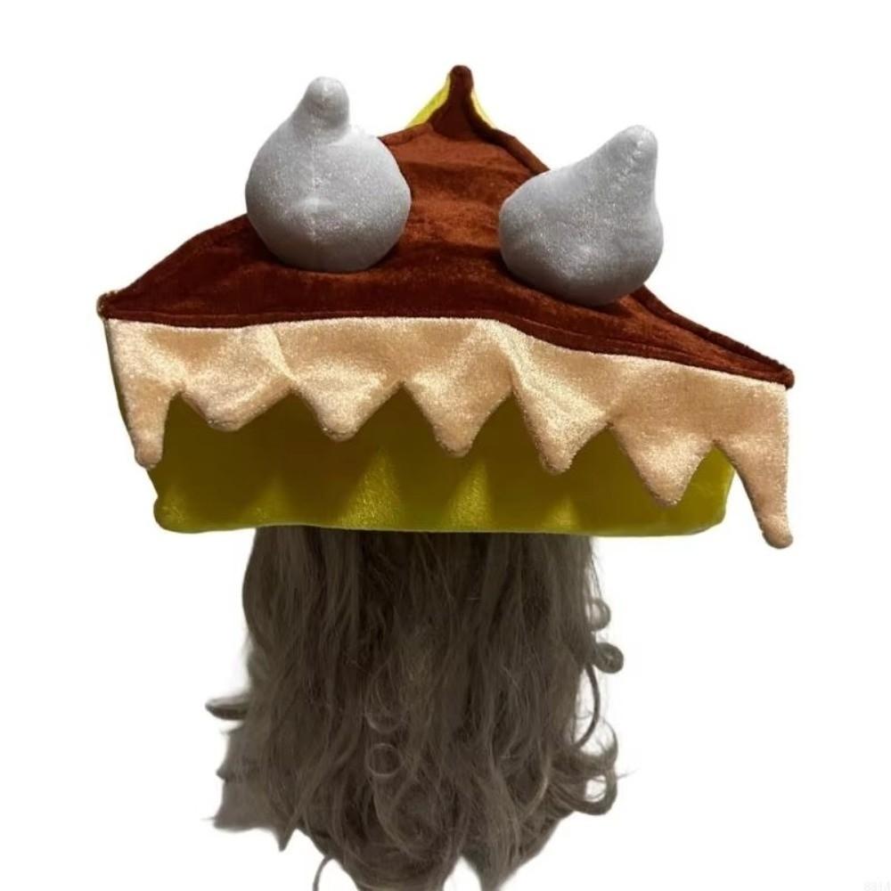 Cute Pumpkin Pie Hat Creative Theme Event Hat Party Supplies Halloween Headgear Children