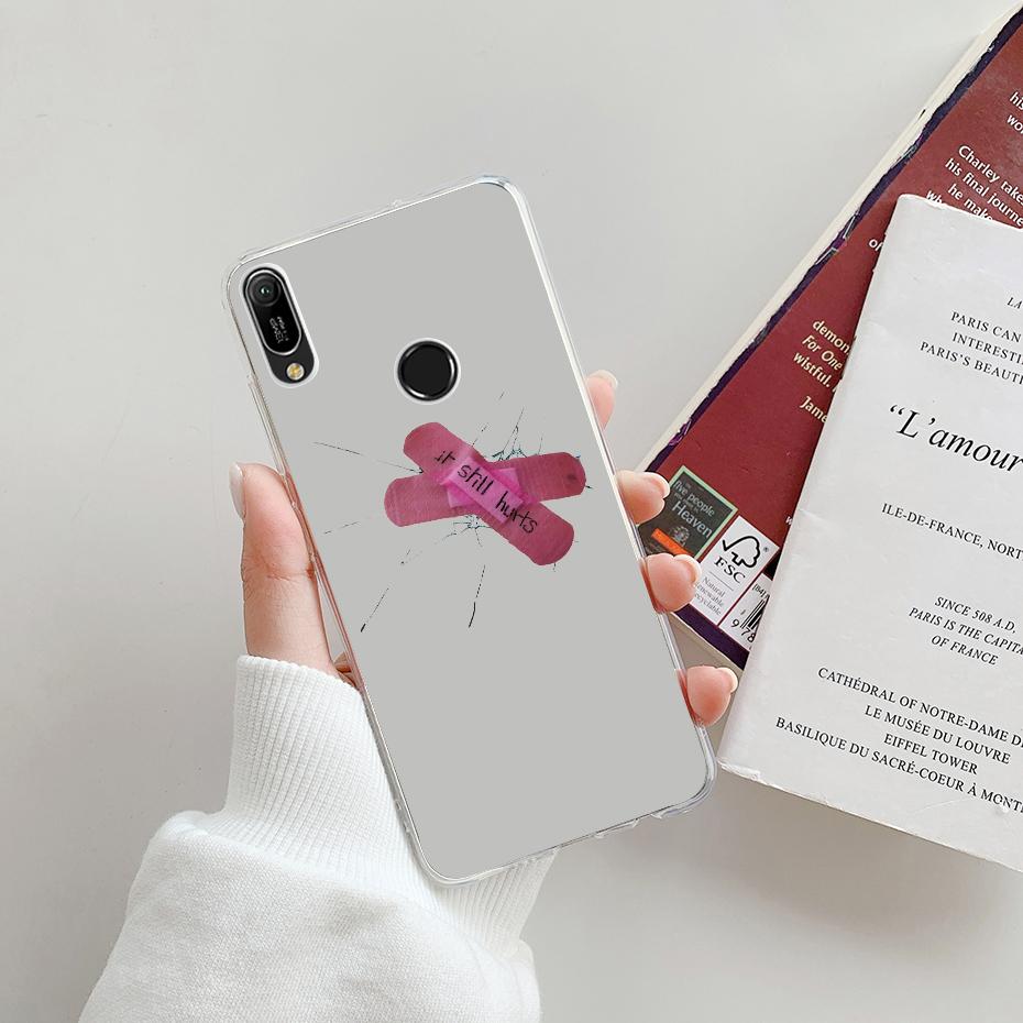 Чехол для Huawei Y6 2019, противоударный, милый, силиконовый, ТПУ, мягкая задняя крышка, чехлы для Huawei Y6 2019 Y 6 Y6 Prime Pro 2019