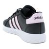 Adidas GRAND COURT Abrasion Resistant Low top Kids' Skateboarding Shoes Black Pink Kids' IG4831