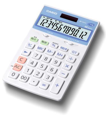 Casio Антибактериальный калькулятор Просто введите 12 цифр JW-122CL-N