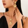 Romantic Flower Necklaces Earrings Light Luxury Women's Necklace  Jewelry Gifts