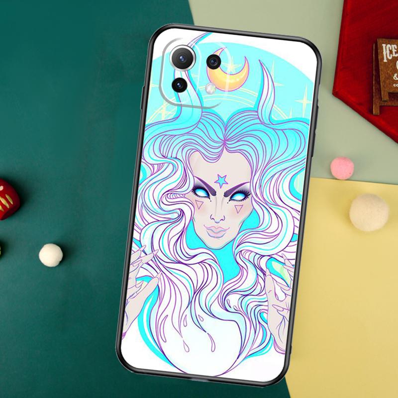 Girly Pastel Witch Goth Case For Xiaomi 13 14 15 Ultra 11T 12T 13T 14T Pro POCO X7 Pro X3 X5 F5 F6 M6 X6 Pro Cover