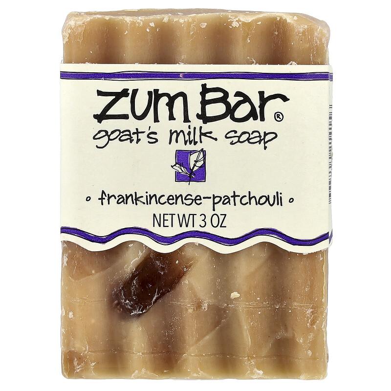 Zum Bar®, Goat's Milk Soap, Frankincense-Patchouli, 3 oz