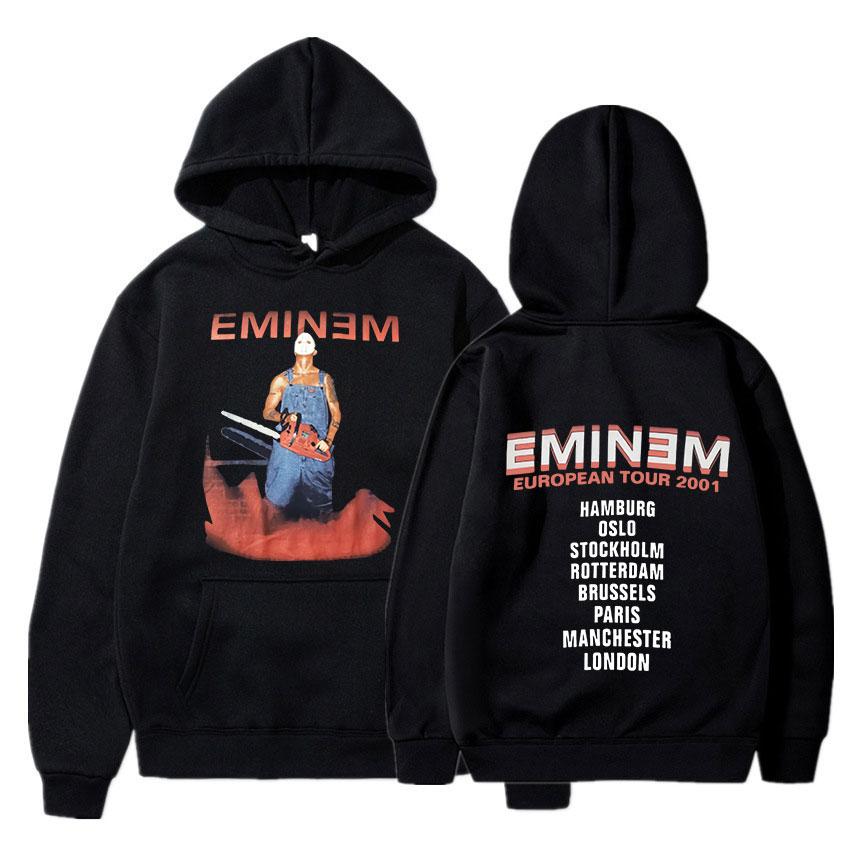 Eminem Anger Management Tour 2002 Hoodie Vintage Harajuku Funny Rick Sweatshirts Long Sleeve Unisex Pullover Fashion