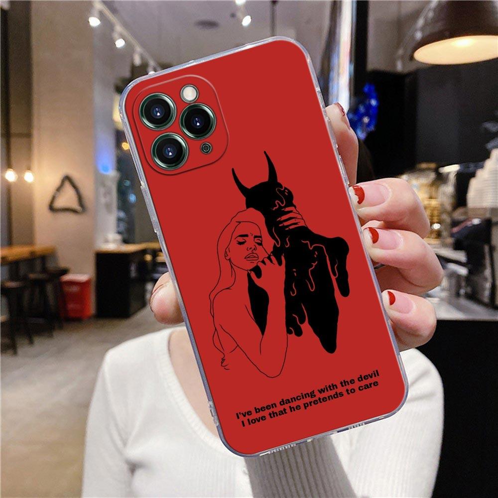 Прозрачный чехол для телефона Apple iPhone 12 11 13 Pro Max mini XS X XR 7 8 Plus SE, чехлы Hotter Than Hell, сексуальная женщина-дьявол