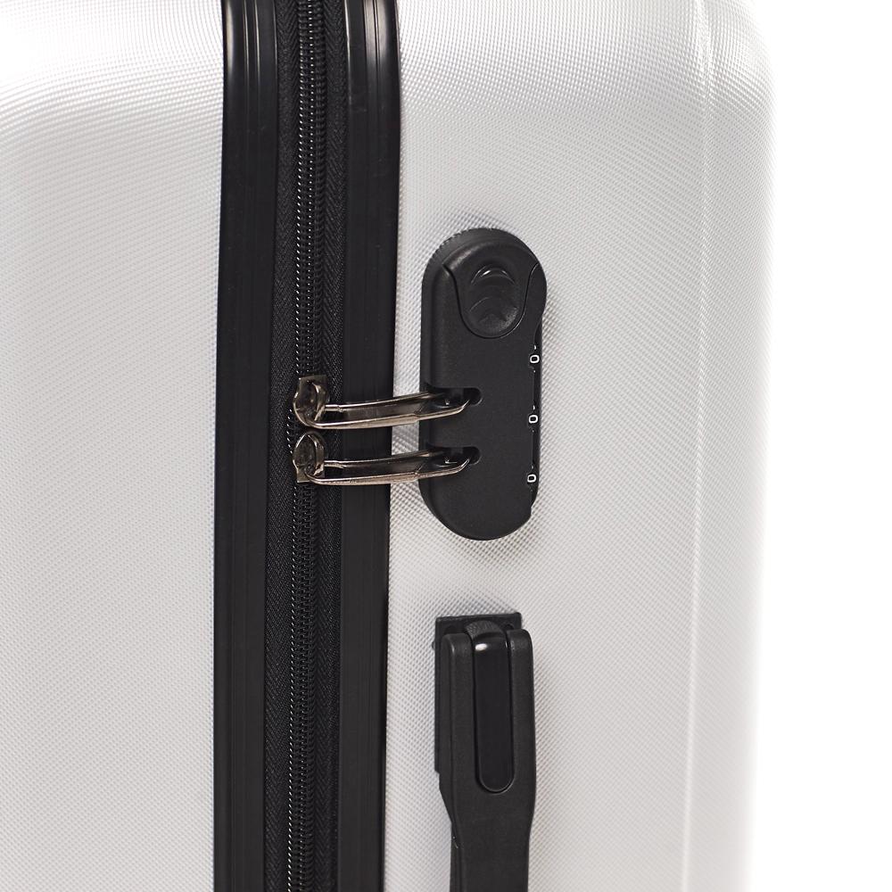 TRAVILL Monoban Moor Travel Suitcase Hard Suitcase Cream White 20-Inch