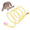 Folded Cat Tunnel S Type Cats Tunnel Spring Toy Mouse Tunnel with Balls and Crinkle Cat Outdoor Cat Toys for Kitten Interactive