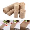 Vintage Nature Hessian Jute Burlap Ribbon Table Runner Christmas Wedding Party