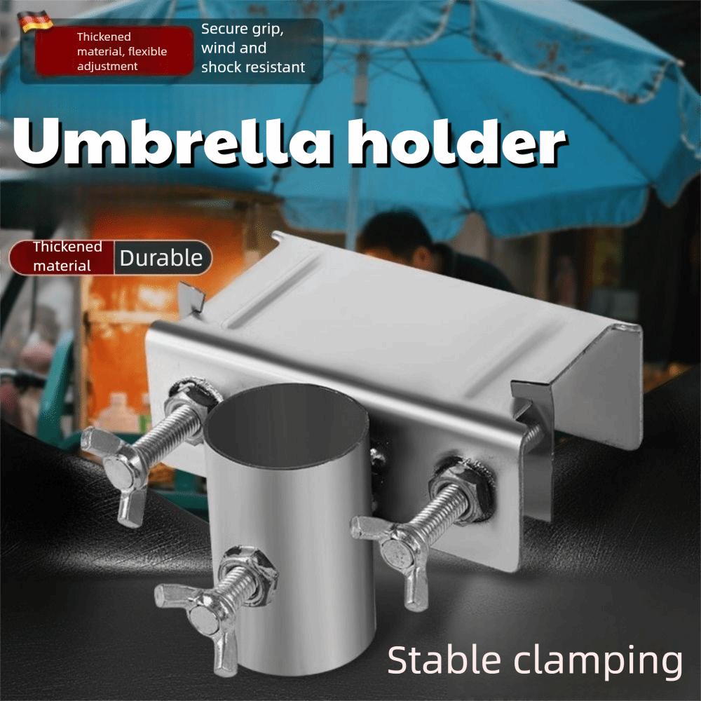 Adjustable Umbrella Clamp Bracket Water-proof Deck Umbrella Mount Sturdy Umbrella Stands Outdoor