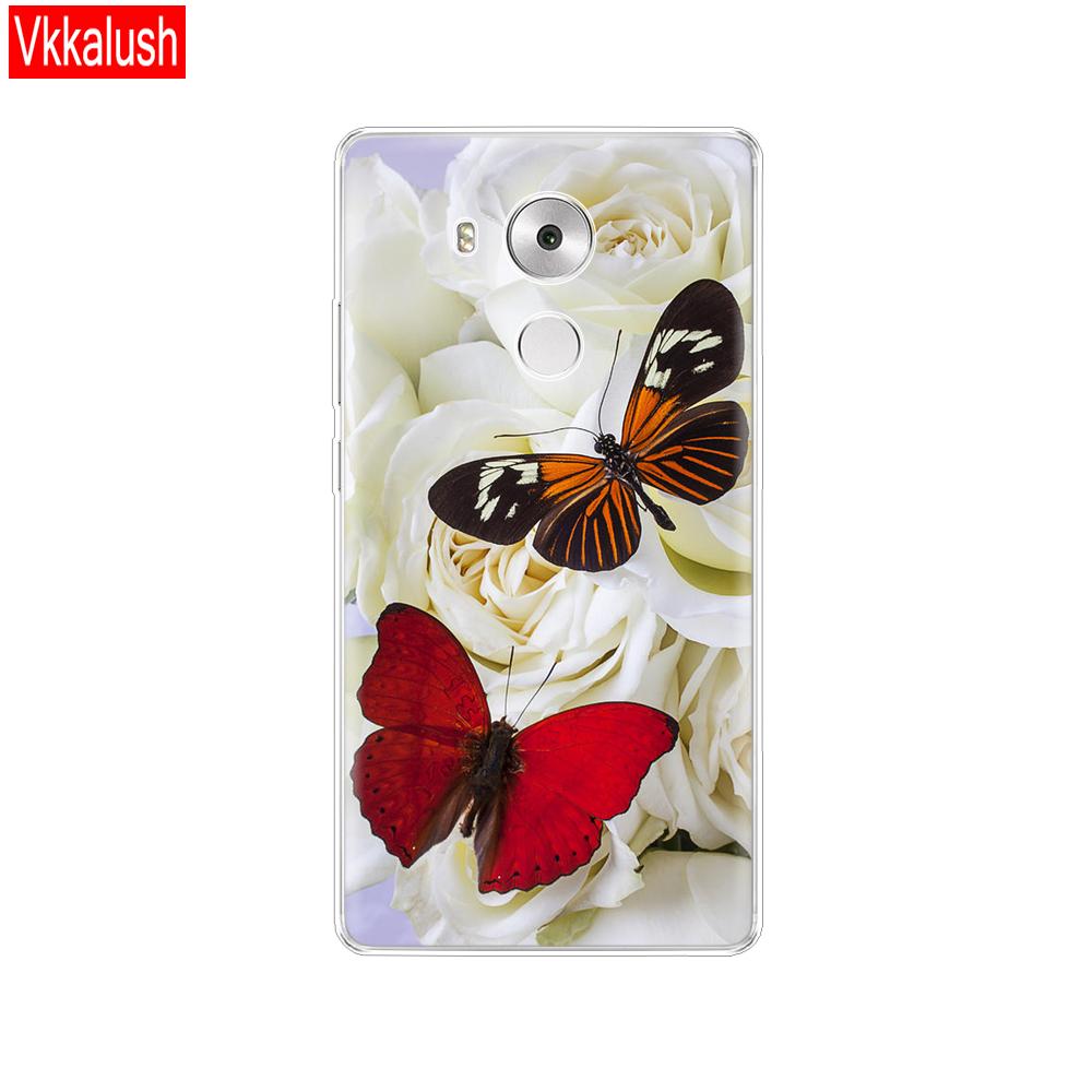 Чехол для Huawei Mate 8 Чехол Huawei Mate8 Чехол Cartoon Soft задняя крышка Mate 8 Coque Funda Skin противоударный чехол