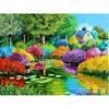 New DIY 5D Diamond Painting Scenic Lake Diamond Embroidery Scenery Cross Stitch Full Round Drill Mosaic Home Decor Gift