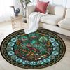Aquatic Life Mandala Round Area Rug Under Office Chairs Bedroom Living Room Home Decor