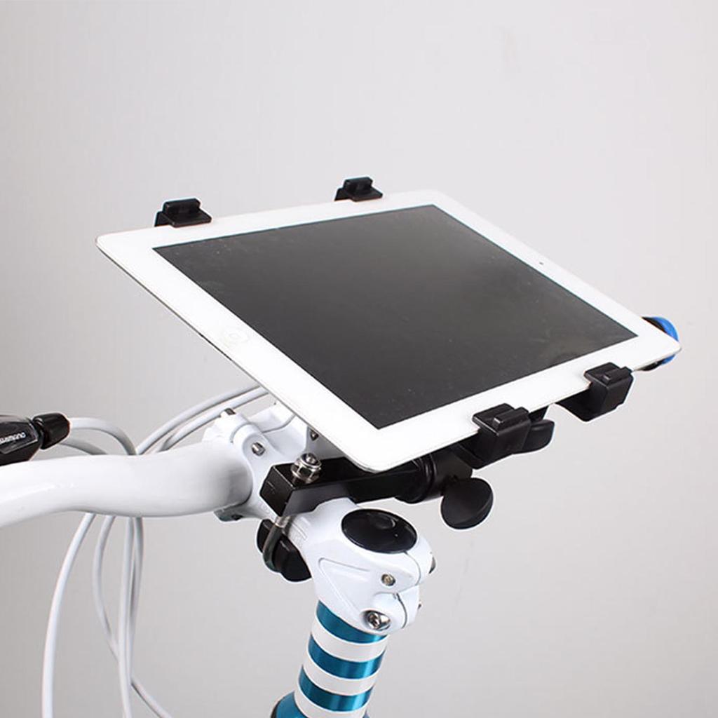 Bike Tablet Holder Mount Bicycle Tablet Stand for 7‑10 Inch Tablets for IOS Tablet for Galaxy Tab Cycling Tablet Holder