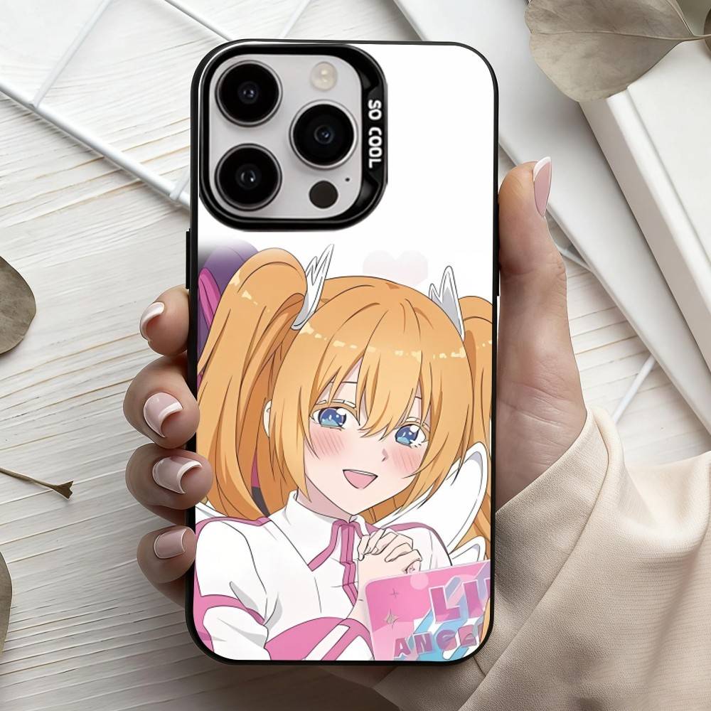 2.5-мерное искушение Амано Ририса Чехол для телефона для iPhone17,16,15,14,13,12,11 Plus,Pro Max Черный Конфетный серебристый чехол для телефона