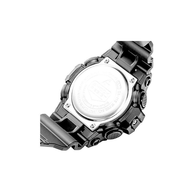 Casio Серия G-SHOCK с двойным дисплеем LCD/Стрелки Темная Ночь Неоновая Серия Классическая Мода Восьмиугольник Модный Спортивный Кварцевый Механизм Ремешок из Смолы GA-2100-1A2PR