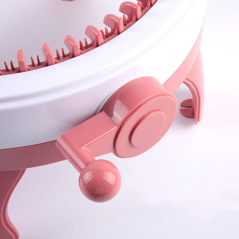 Children DIY Handheld Knitting Toy Wool Machine 48 Needles Round Barrel Craft Kit For Kids Knitting Fun And Creativity Great Gift For Beginners