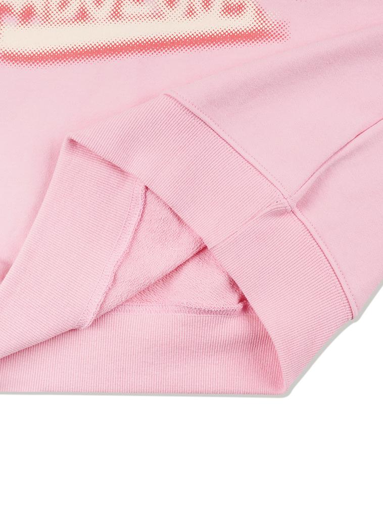 LA MAISON STUDIO Women'S Two-Tone Broken Logo Crop Sweatshirt Pink (Fce1Ts301W)