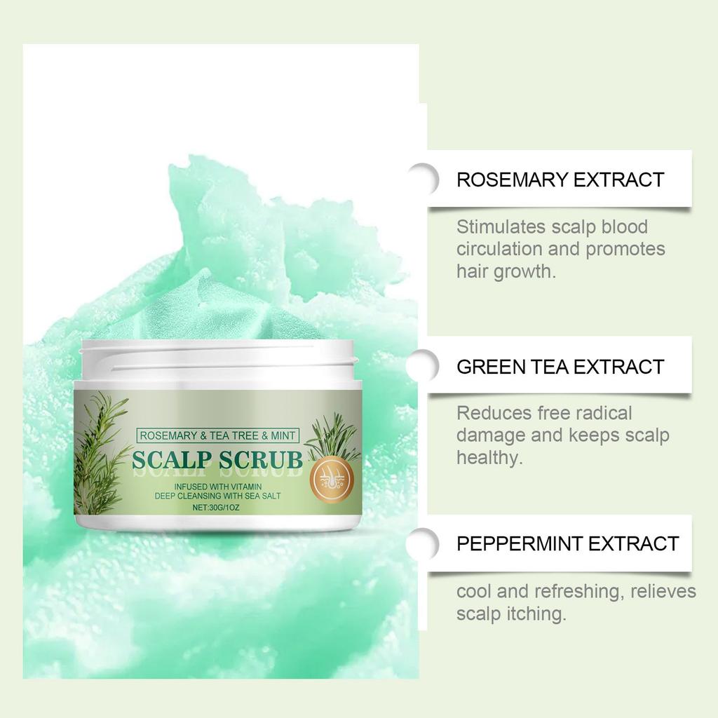 Скраб для кожи головы. Мягкий уход за кожей головы, который очищает, питает и смягчает волосы.