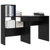 Desk Black Oak Look 131.5 x 50 x 106.5 cm