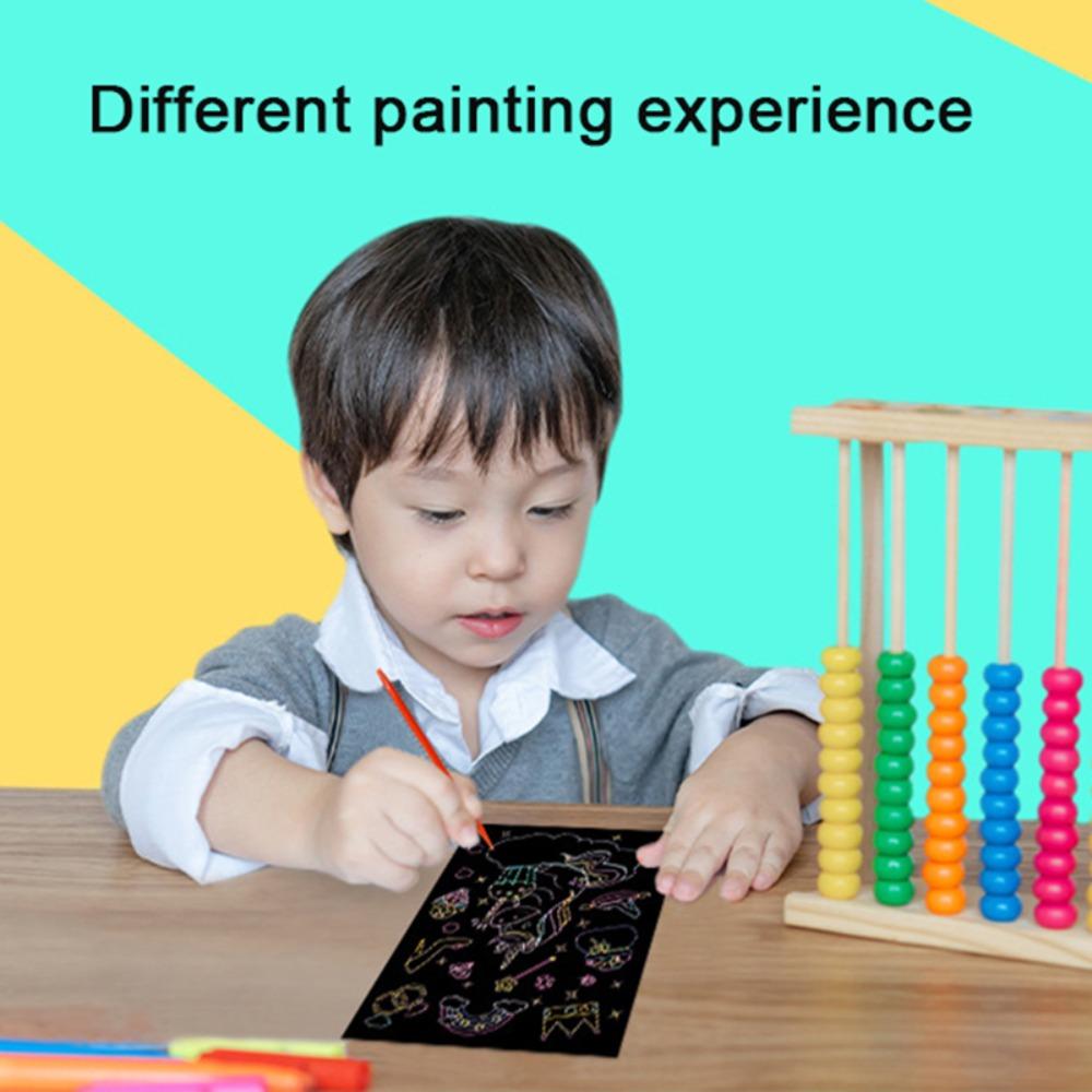 Набор бумаги для рисования скретч-карт, бумага для царапин, доска для рисования динозавров, бумага для рисования