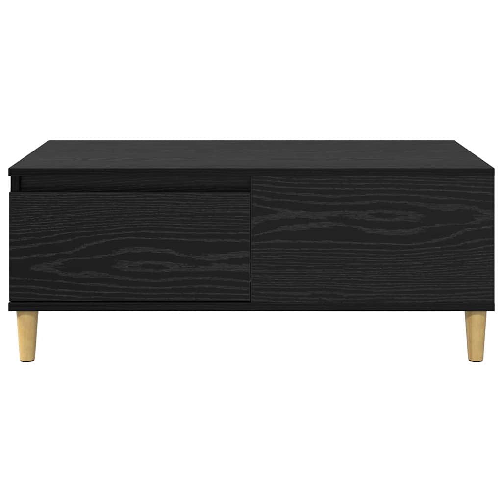 Coffee Table Black Oak Effect 90 x 50 x 35 cm Wood Based Panel