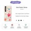 Для Samsung Galaxy S25 FE Чехол Цветочный узор Печать Прямой край ТПУ Задняя крышка для телефона