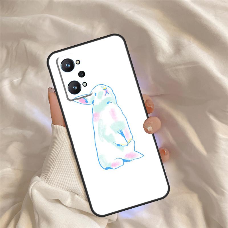 Bunny Rabbits Case For Realme 15 14 11 12 13 Pro Plus C65 C67 C71 C63 C61 C55 C51 C53 C35 C75 GT6 GT7 Pro