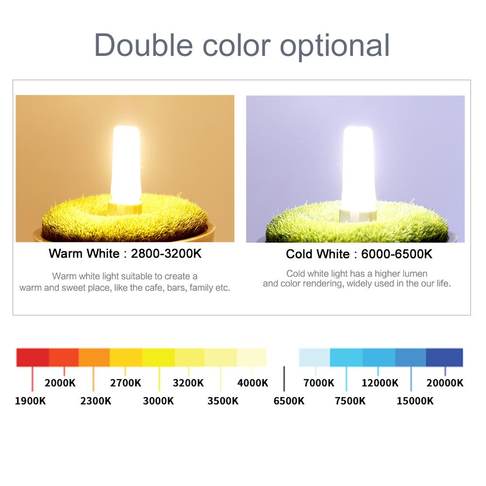 10 шт. G4 G9 E14 Лампочка 360 Угол луча Светильники 3 Вт 6 Вт AC/DC 12 В 220 В Заменить галогенную лампу Мини-прожектор Освещение Светодиодные прожекторы