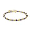 Bracelet - Luxenter - Salblai - Argent 925 - Finition or Jaune 18K - Fluorite