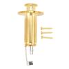 6.35mm Electric Guitar Mono Endpin Output Jack Brass Alloy High Sensitivity EQ Equalizer Output
