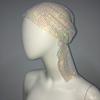 Vintage Aurora Borealis Hair Band Crystal Fishnet Headscarf Rhinestone Bandana  Streetwear