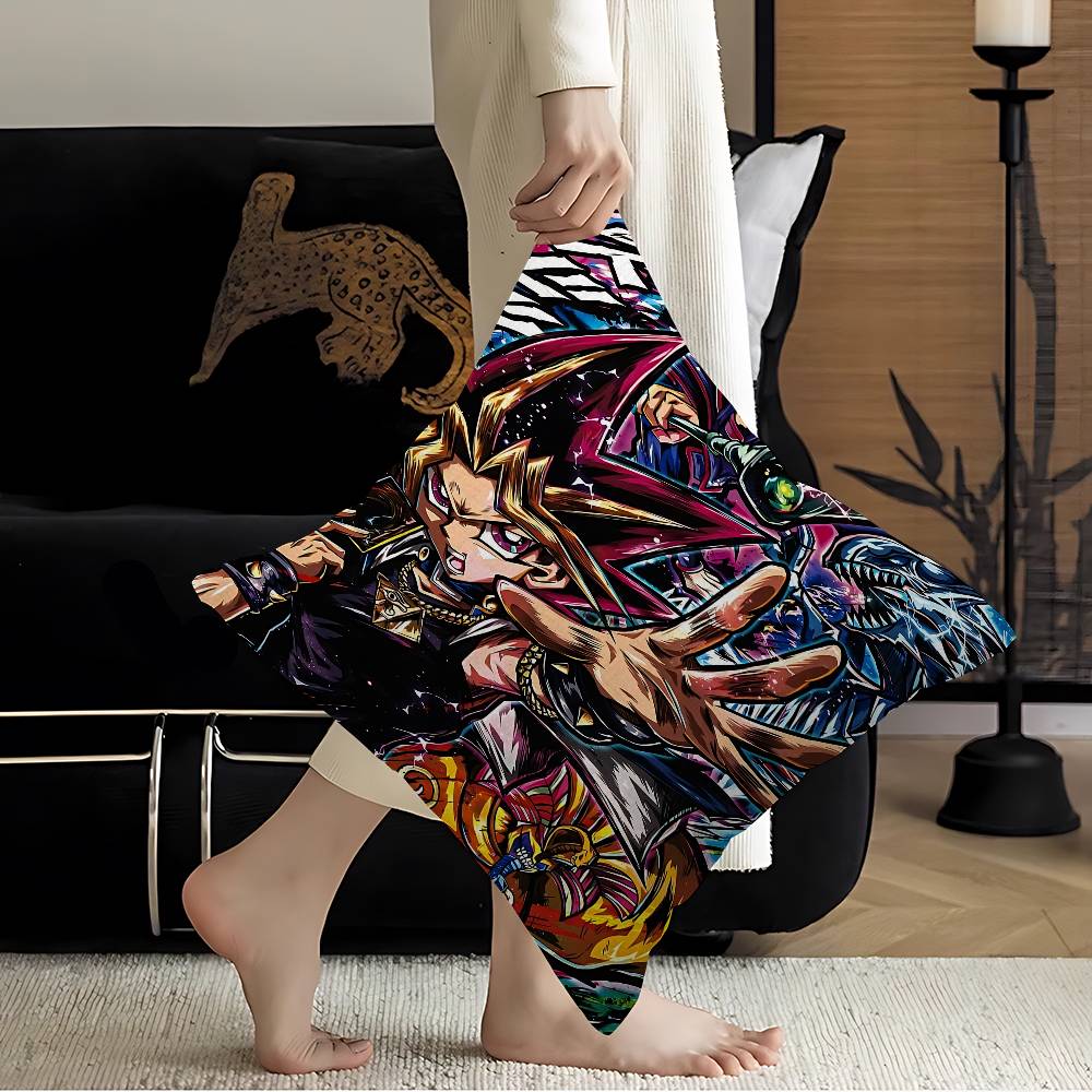 Amine Yu Gi Oh Retro Pillow Cushion Cover Pillowcase Living Room Sofa Home Decor Customized