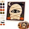 Набор для рукоделия Yarn Art Decor Projects DIY, ткачество, рисование, набор для вязания крючком на Хэллоуин и Рождество, набор для начинающих, праздничный