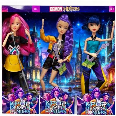 Kpop Охотники на демонов Фигурка Кукла Дерпис Тигр Руми Мира Зои Сасси Коллекционная игрушка для фанатов Рождественские подарки