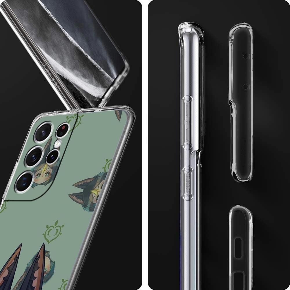 Чехол для телефона Genshin Impact Тигнари Прозрачный для Samsung Galaxy S23 S22 5G S20 Ultra S21 FE 5G S10E S9 S8 S10 Plus Мягкий чехол