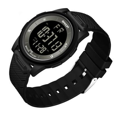Часы Timever Digital Arm Watch для мужчин, тонкие, удобные, водонепроницаемые, светодиодный будильник, спортивный секундомер, простая инструкция на японском языке