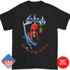 РАСПРОДАЖА Sodom Men039;s в The Sign of Evil Футболка с принтом альбома Хлопковая футболка Размеры S-5XL Унисекс Унисекс Футболка