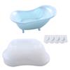 Soap Dish Resin Silicone Mold Jewelry Tray Resin Casting Mold Suitable for Jewelry Dish Holder Soap Dish Storage Box