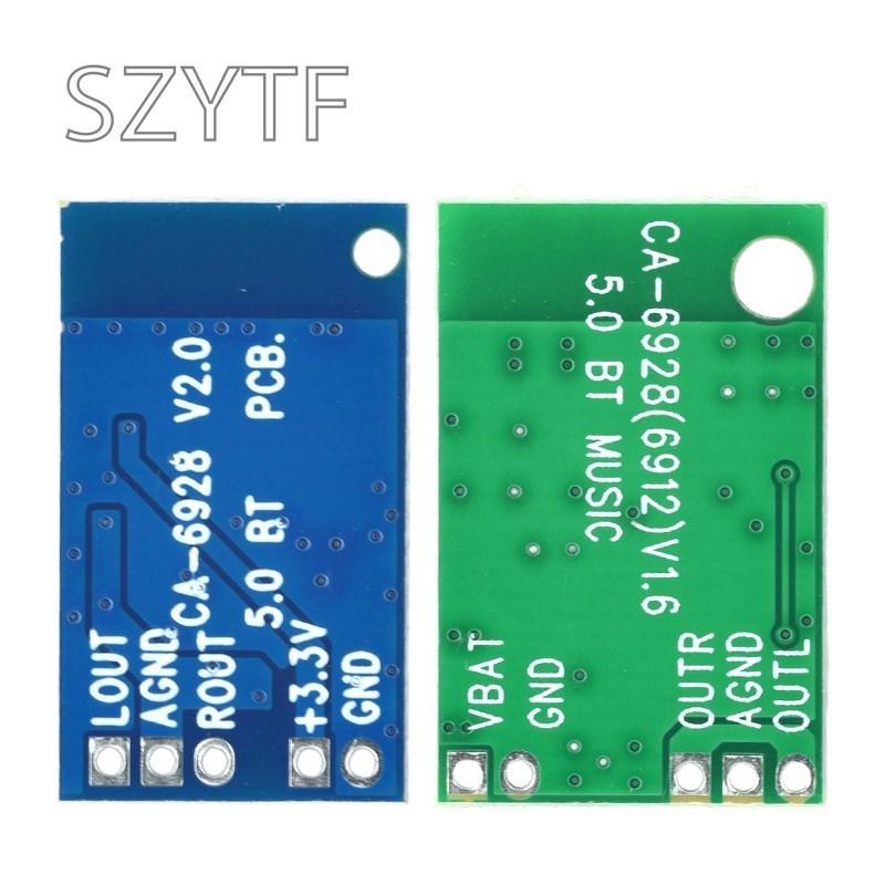 CA-6928 Аудиомодуль, совместимый с Bluetooth, Светодиод Питание 3,3 В-5 В Аудио Двойной Цифровой Аудиоусилитель Модульная плата