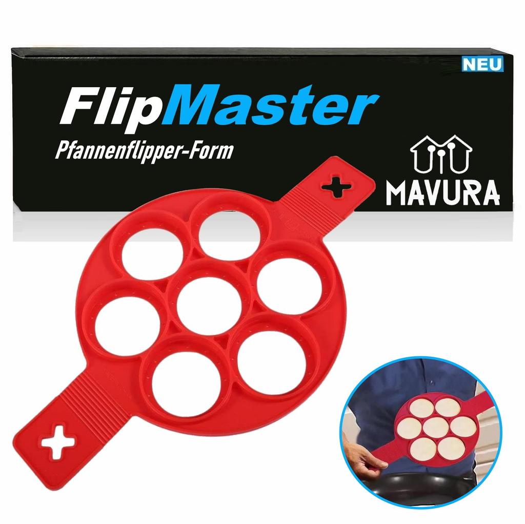 FlipMaster Flipper-Shaped Spatula Silicone Pancake Turner Kitchen Tool