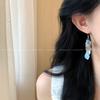Синие Градиентные Лепестки Ракушек Серьги-крючки: Потрясающие летние серьги для пляжного отдыха 2025