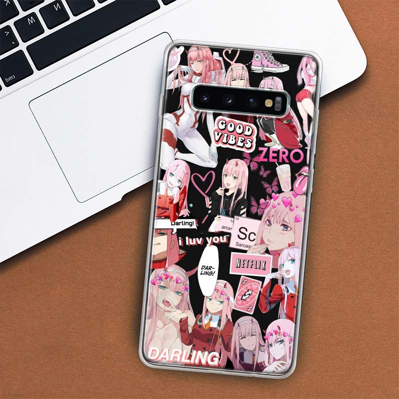Чехол для телефона Zero Two Darling In The FranXX для Samsung Galaxy S10 Plus S20 FE S21 S22 Ultra S10E S9 S8 + S6 S7 Edge Lite Shell Co