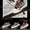 Kappa COPPOlella co branded men's and women's board shoes sports white shoes