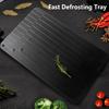 Большая алюминиевая доска для разморозки, поддон для размораживания продуктов, быстрый поддон для разморозки