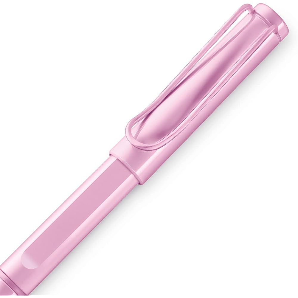 Ручка-роллер LAMY из рами Safari, на водной основе, цвет Светло-розовый L3D2LR, обычная, импортная