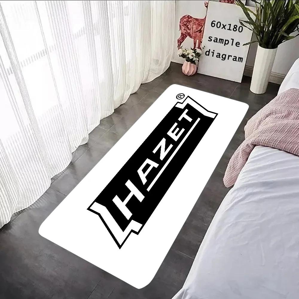 Коврик с логотипом Hazet, с графическим принтом, из фланели, для ванной, кухни, прихожей, ковер, декор для дома