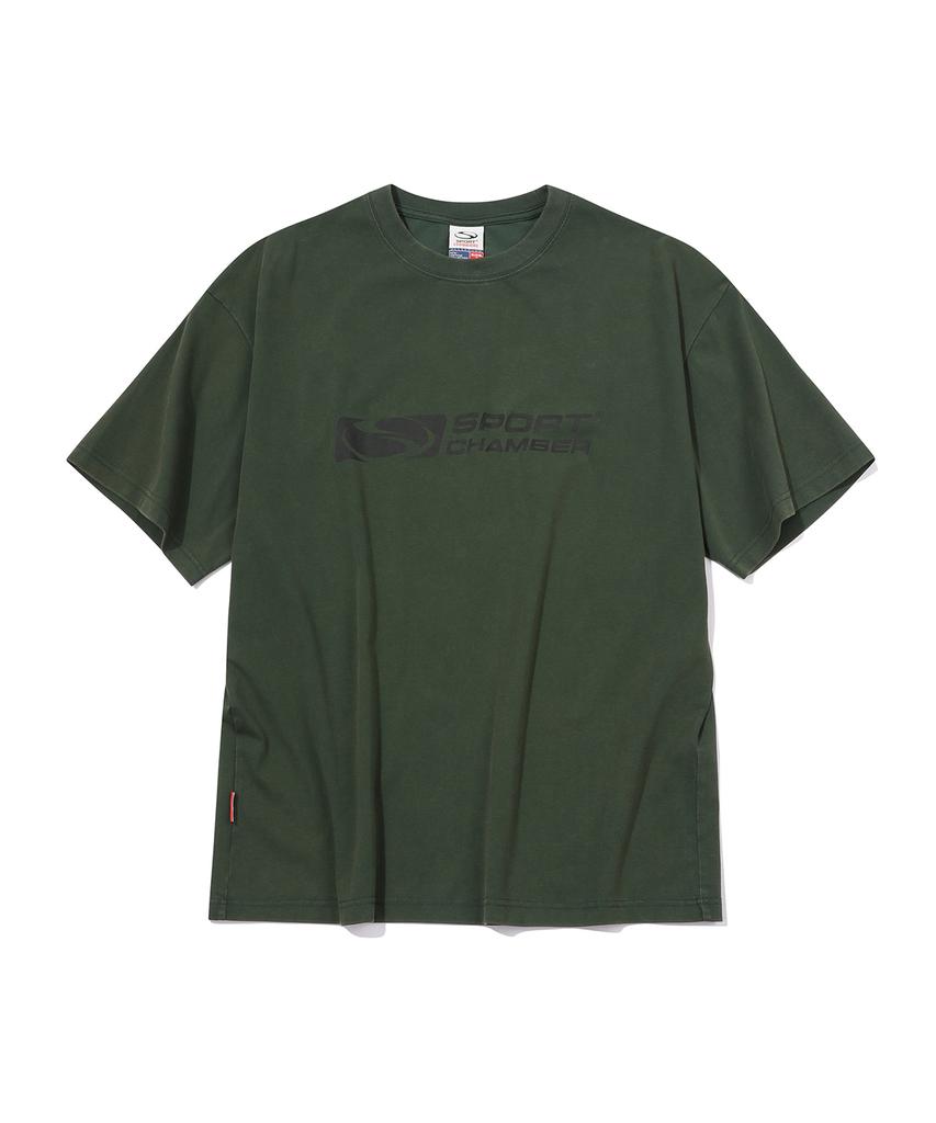 SPORT CHAMBER Sc Washed Flash T-Shirt (Deep Green)