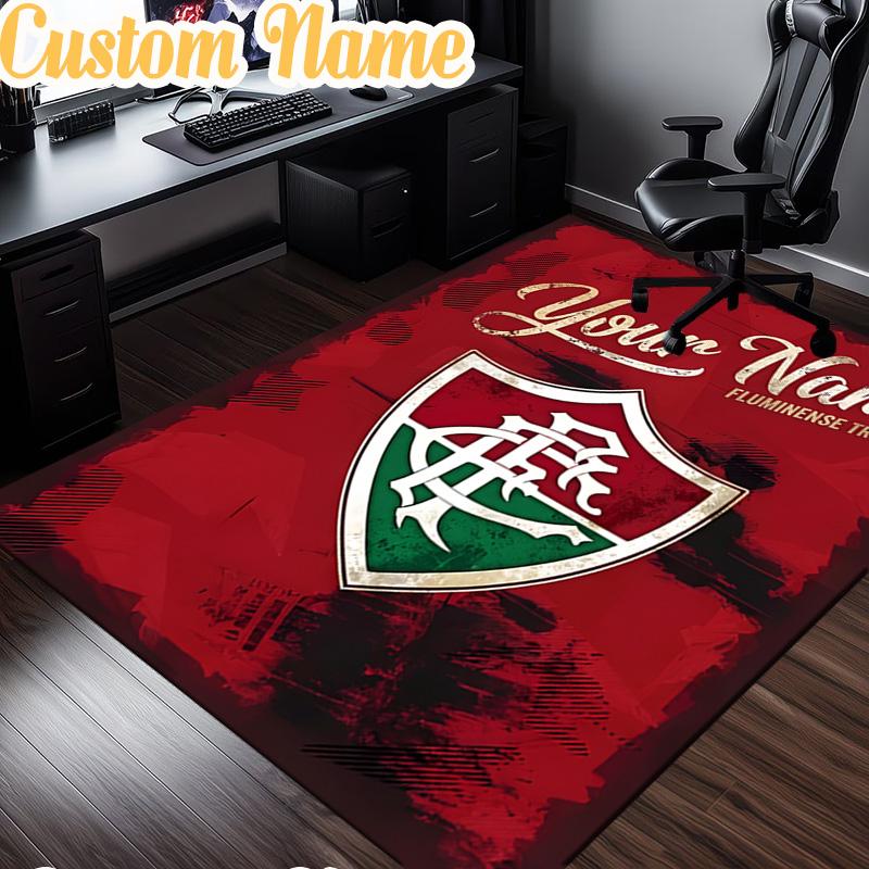 Custom Name America FC Rug, Office Rug, Chair Rug, Carpet for Living Rooms, Doormat Game Rug Home Decor Christmas Gifts