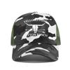 Cotton Front Mesh Back Trucker Cap, Bull Skull Print Adjustable Snapback Baseball Hat Unisex Western Style Outdoor Sports Sun Hat