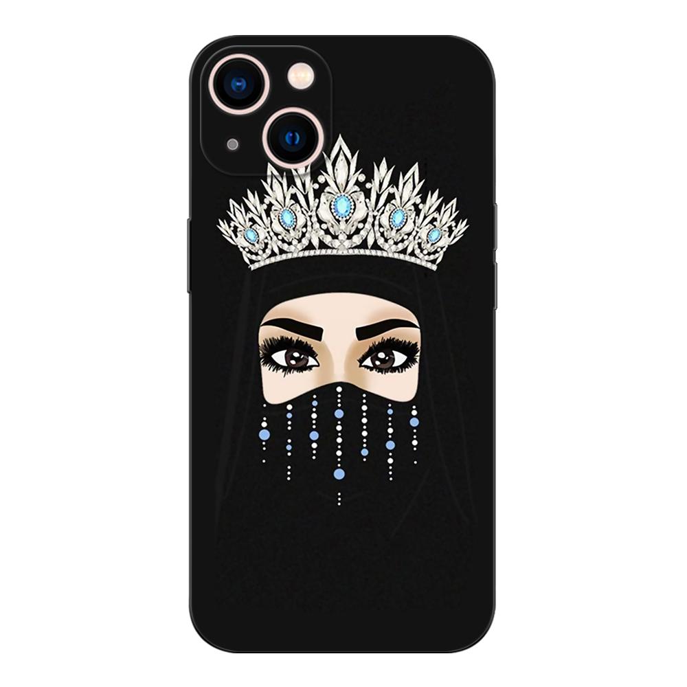 Черный чехол из ТПУ для Realme C2 C3 C12 C15 C35 C30 C31 C20 C21 C21Y C25 C25Y C25S C11 2021 2020 мусульманская исламская королева для девочек